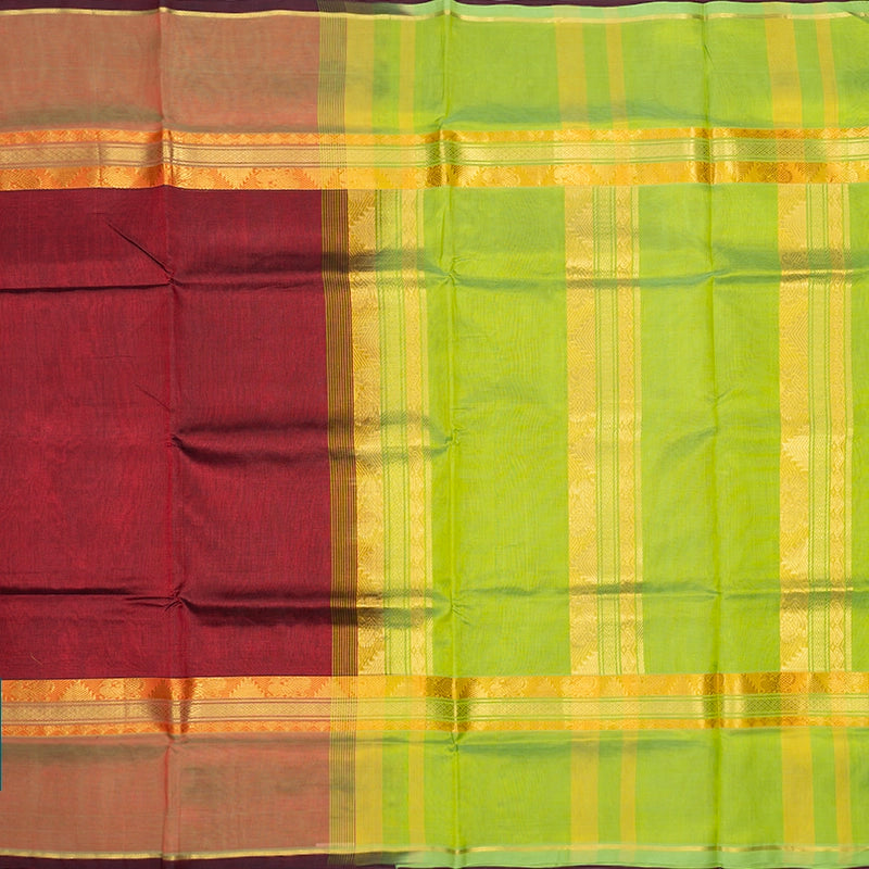 Hayagrivas Araku Maroon Pure Silk Cotton Saree SSCBF53E3-5