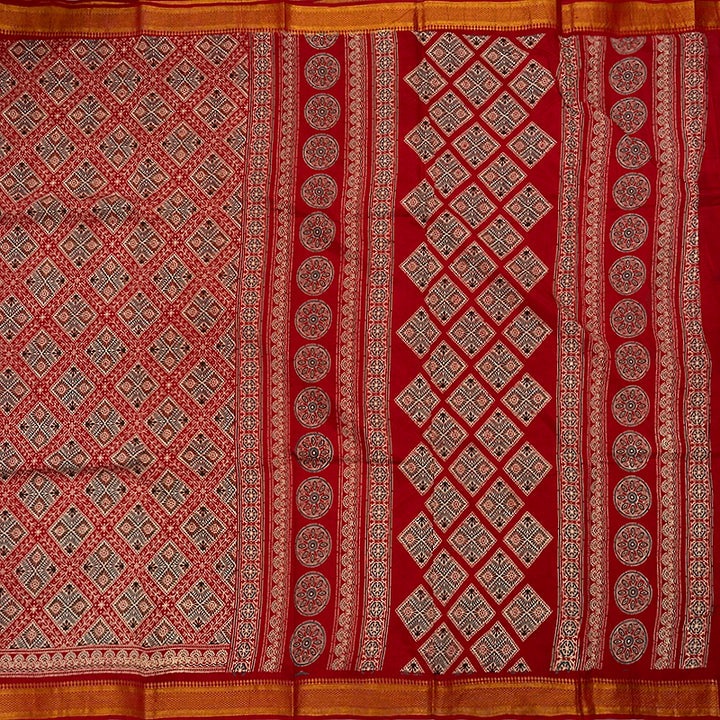 Hayagrivas Maroon Fancy Cotton Saree KBE2212B1-8
