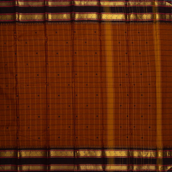 Hayagrivas Honey Mustard Handloom Chettinad Cotton Saree KSBE2H7-11