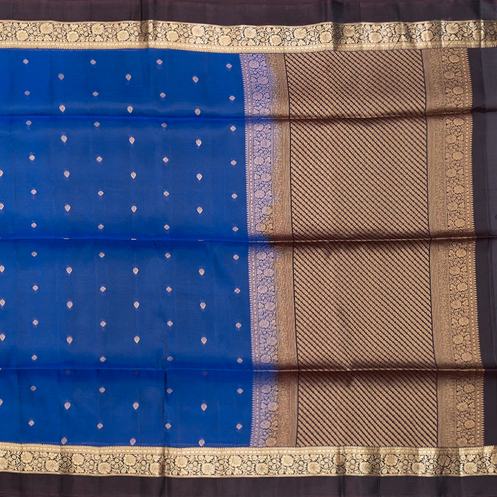 Hayagrivas Royal Blue Handloom Soft Silk Saree KBF170E3-1