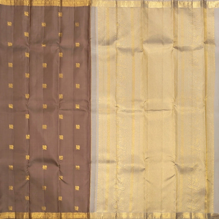 Hayagrivas Fawn Handloom Kanjivaram Silk Saree KSBE150C28-1