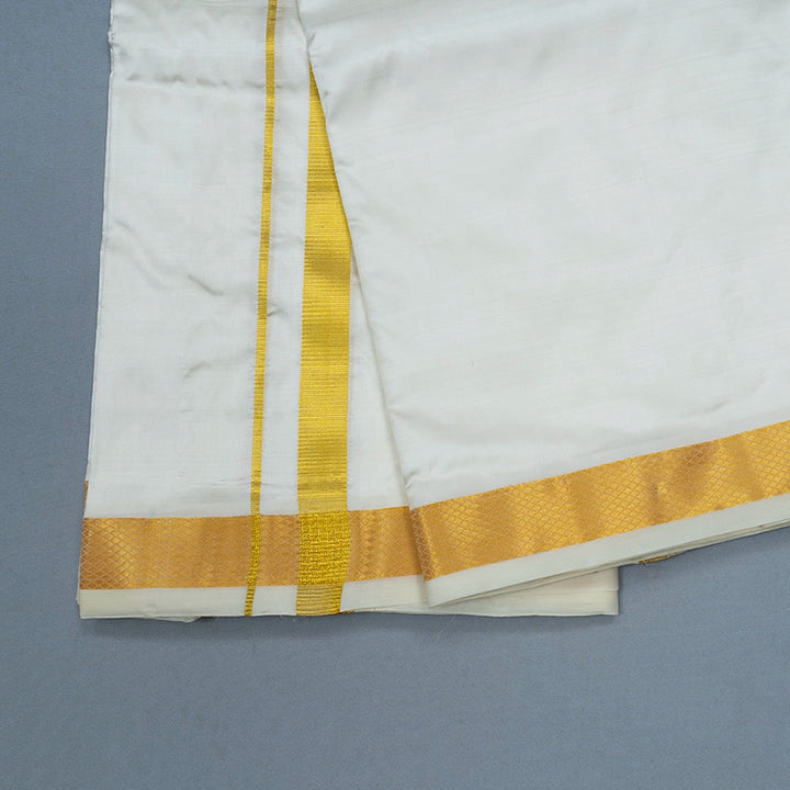 Hayagrivas Handloom 10*6 Silk Dhothi KBE1348J2-3