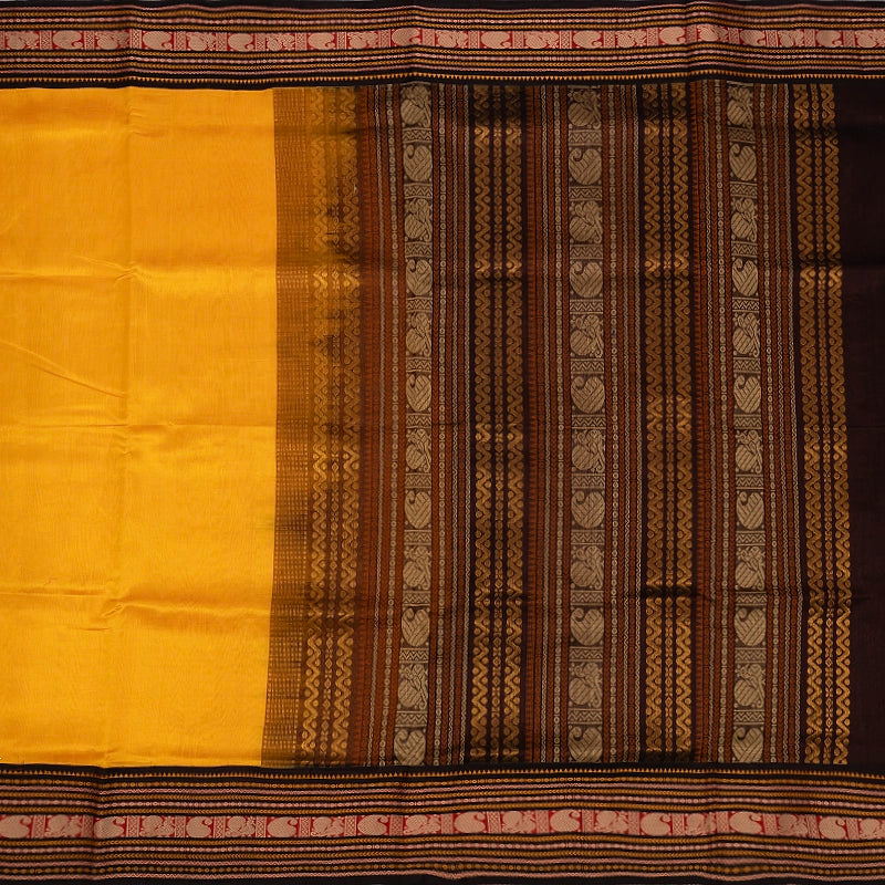 Hayagrivas Mambazham Yellow Pure Silk Cotton Saree SSCBF55E8-1