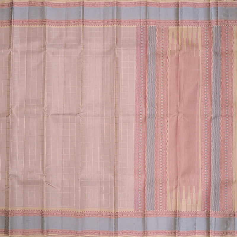 Hayagrivas Handloom Mild Onion Pink Kanjivaram Silk Saree KBE2345B3-6
