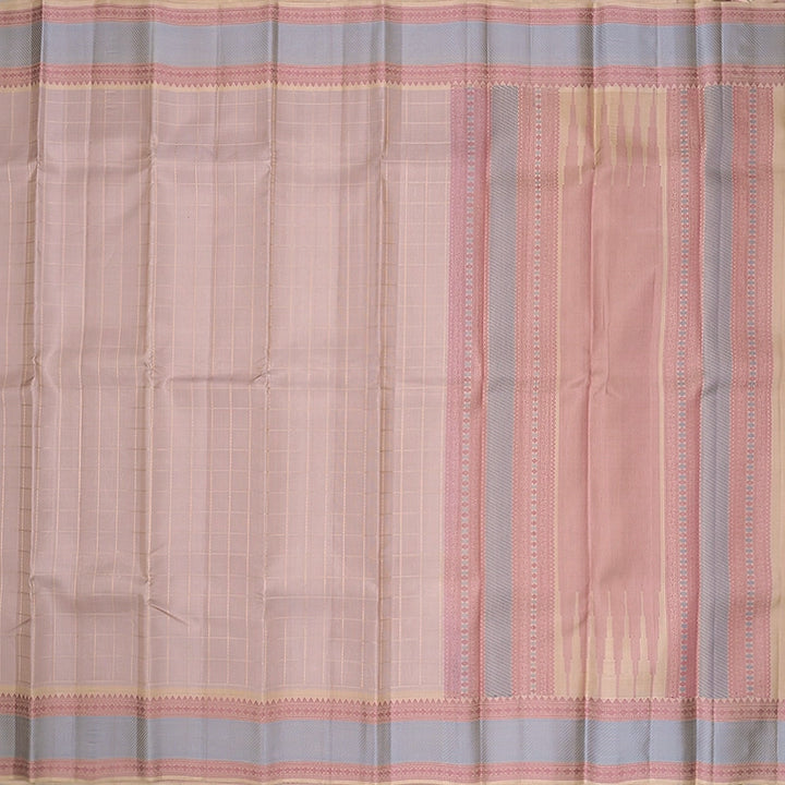 Hayagrivas Handloom Mild Onion Pink Kanjivaram Silk Saree KBE2345B3-6