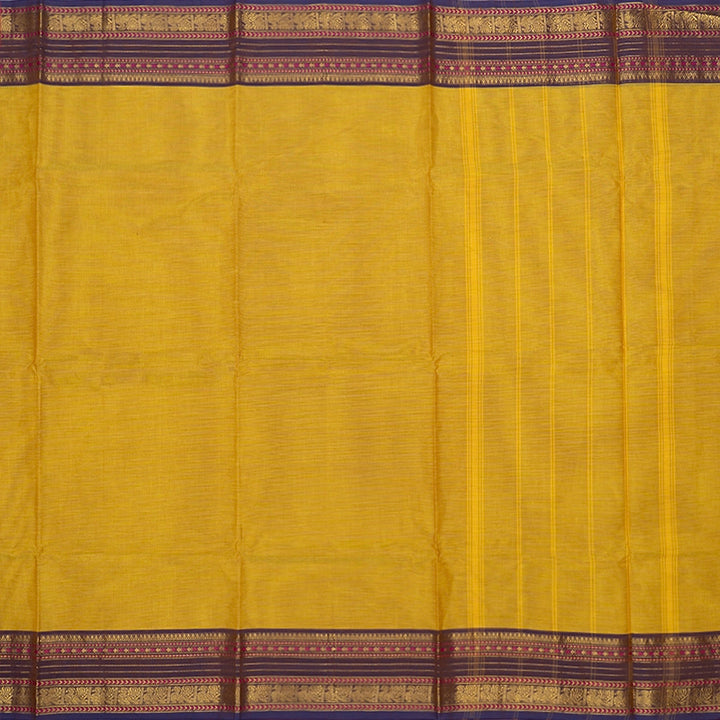 Hayagrivas Sampanga Yellow Handloom Chettinad Cotton Saree SSKBF87F1-21