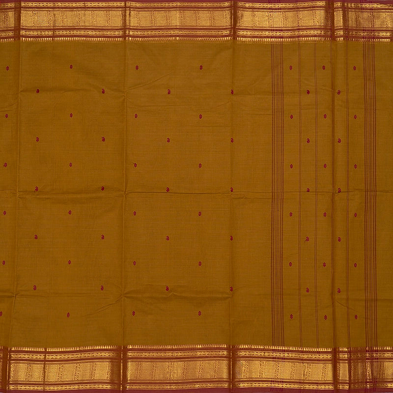 Hayagrivas Honey Mustard Handloom Chettinad Cotton Saree SSKBF86F1-43