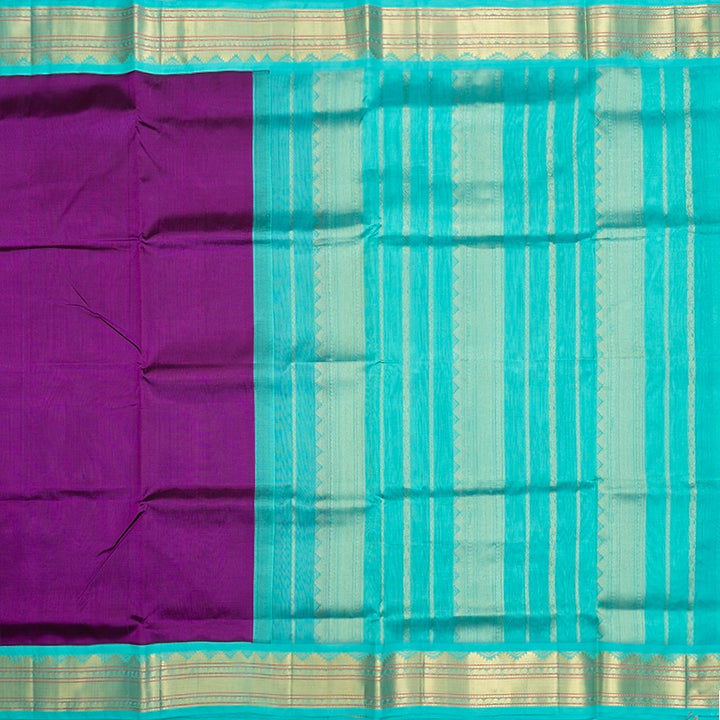 Hayagrivas Violet Pure Silk Cotton Saree SSCBF56E9-27