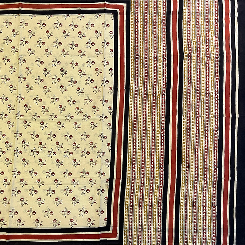 Hayagrivas Sandal Jaipur Cotton Saree SSCBF73E5-3