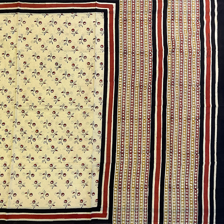 Hayagrivas Sandal Jaipur Cotton Saree SSCBF73E5-3