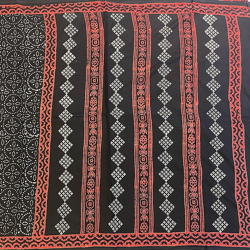 Hayagrivas Black Jaipur Cotton Saree SSCBF73E7-3