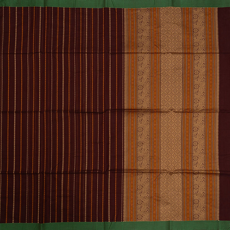 Hayagrivas Burgundy Handloom Kanchi Cotton Saree KSBE89A4-4