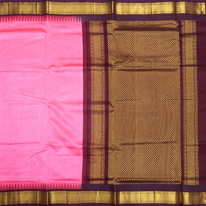 Hayagrivas Rose Pink Pure Silk Cotton Saree SSCBF34D3-13