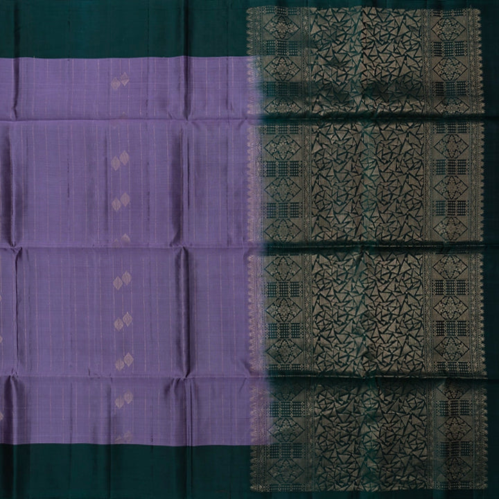 Hayagrivas Lavender Handloom Soft Silk Saree KBF232E1-1