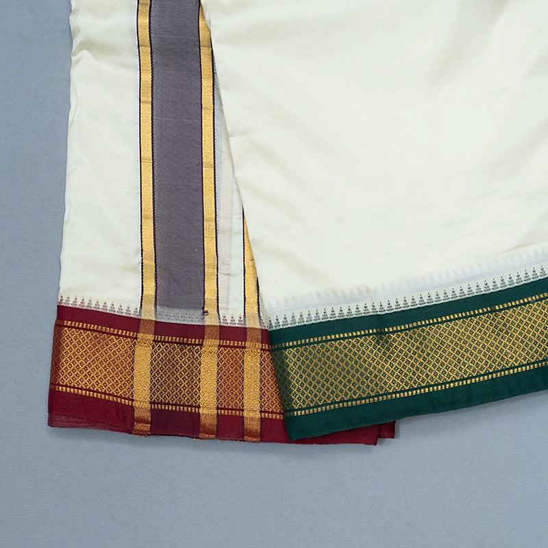 Hayagrivas Handloom 9*5 Silk Dhothi KBE2346B4-2