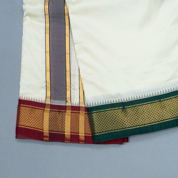 Hayagrivas Handloom 9*5 Silk Dhothi KBE2346B4-2