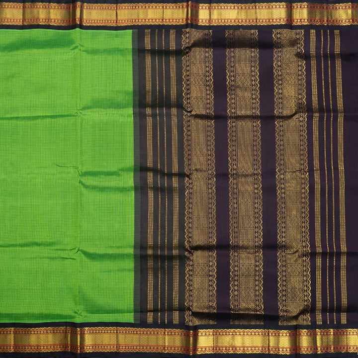 Hayagrivas Neon Green Pure Silk Cotton Saree SSCBF56E9-19