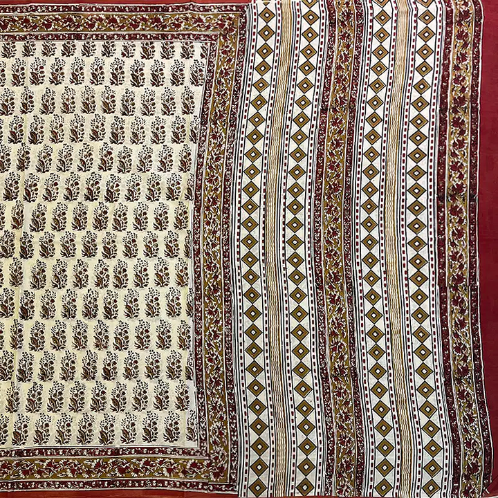 Hayagrivas Sandal Jaipur Cotton Saree SSCBF73E5-6