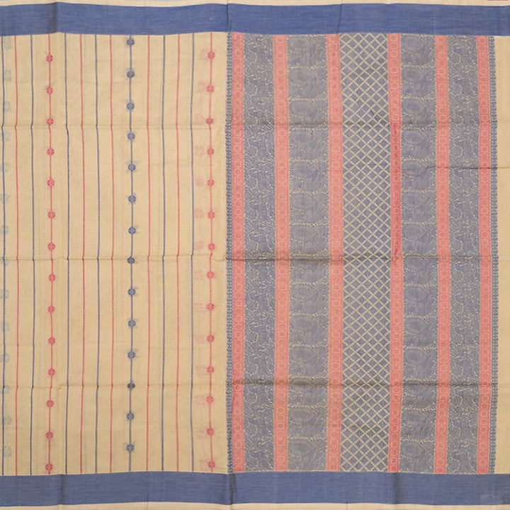 Hayagrivas Sandal Handloom Kanchi Cotton Saree SSCBF104F1-1