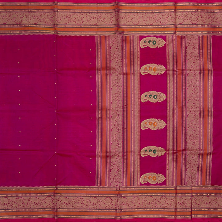 Hayagrivas Rani Pink Kanchi Silk Cotton Saree KSBE124C8-19
