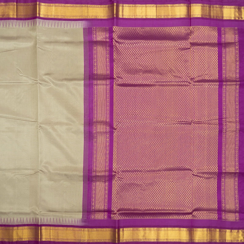 Hayagrivas Elephant Grey Pure Silk Cotton Saree SSCBF34D3-40