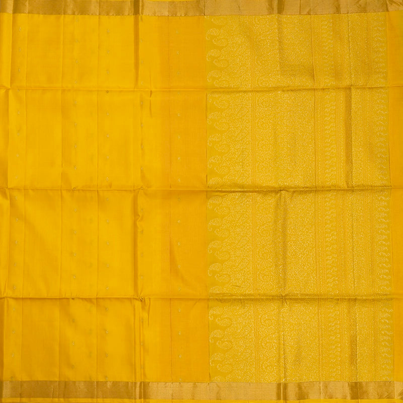 Hayagrivas Yellow Handloom Soft Silk Saree KBE234D1-11