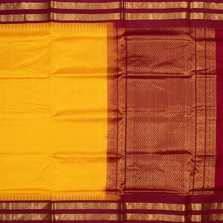 Hayagrivas Mambazham Yellow Pure Silk Cotton Saree SSCBF34D3-60
