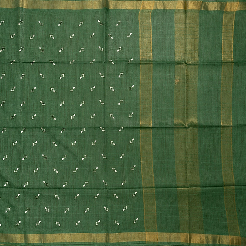 Hayagrivas Green Fancy Cotton Saree KSBE143C10-6