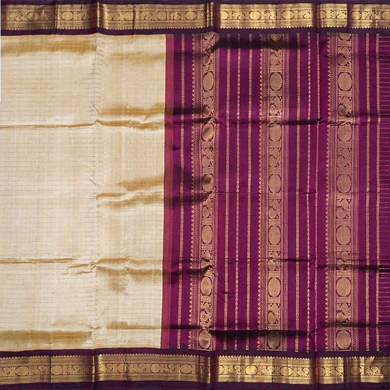 Hayagrivas Sandal Pure Silk Cotton Saree SSCBF56E5-10