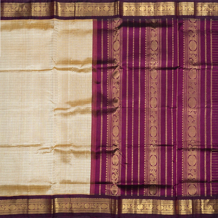 Hayagrivas Sandal Pure Silk Cotton Saree SSCBF56E5-10