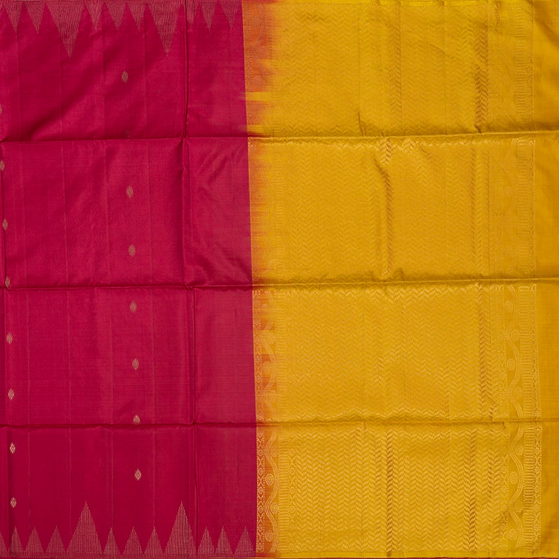 Hayagrivas Pink Handloom Soft Silk Saree KSBE22I29-1
