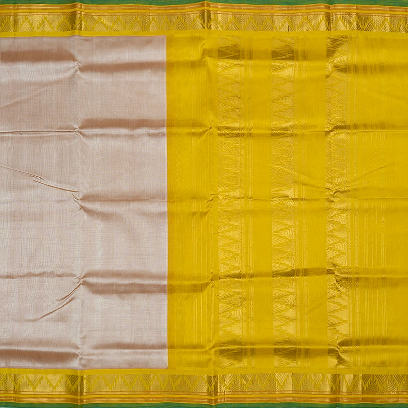 Hayagrivas Beige Pure Silk Cotton Saree SSCBF34D1-36