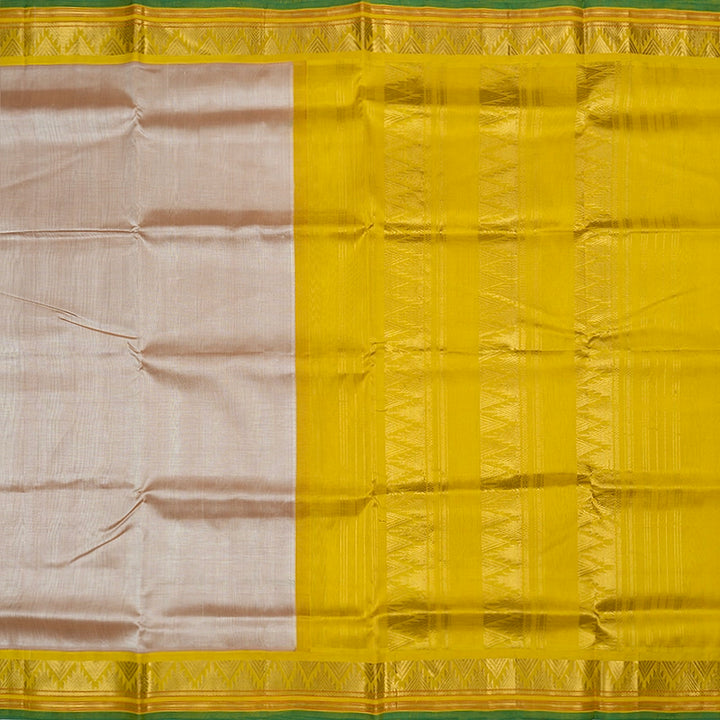 Hayagrivas Beige Pure Silk Cotton Saree SSCBF34D1-36