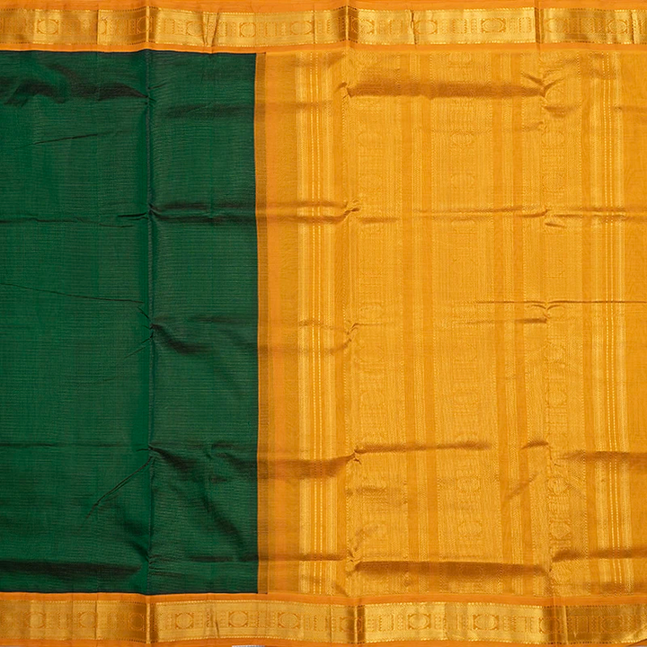 Hayagrivas Bottle Green Pure Silk Cotton Saree SSCBF35D1-21