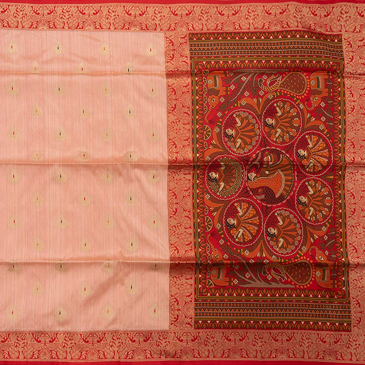 Hayagrivas Baby Pink Semi Banarasi Saree BBD1249K3-7