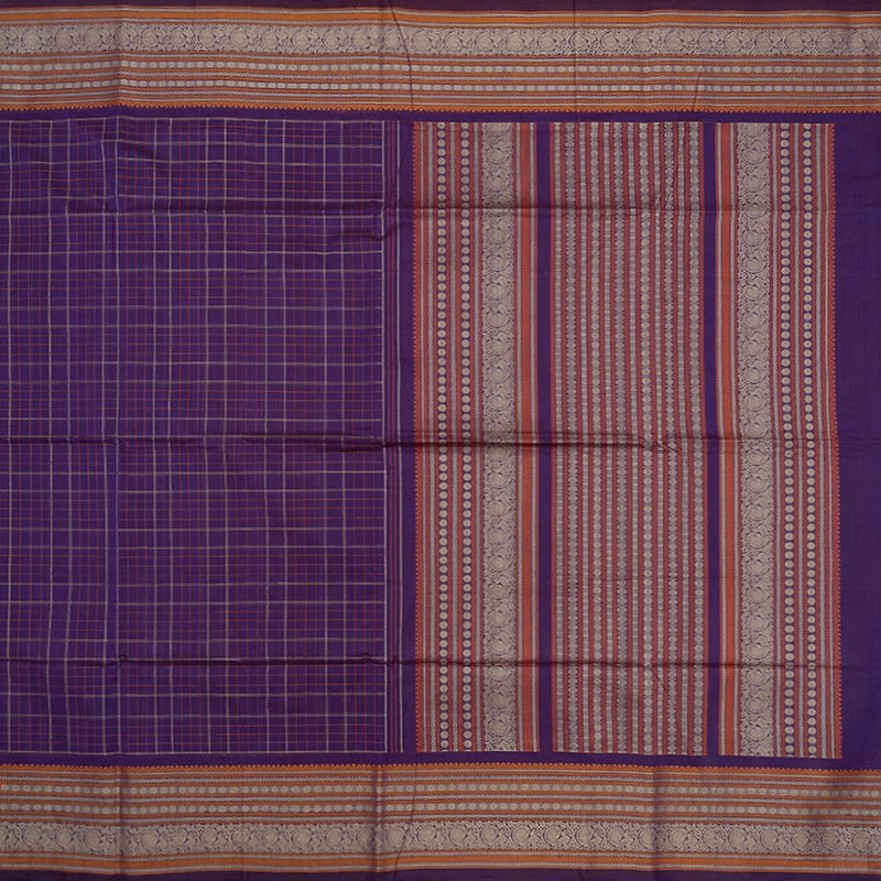Hayagrivas Purple Handloom Kanchi Cotton Saree SSCBF104F3-1