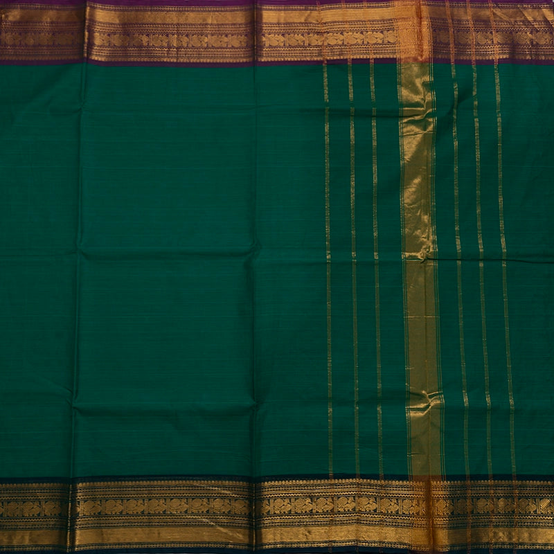 Hayagrivas Sea Green Handloom Chettinad Cotton Saree KSBE86A1-17