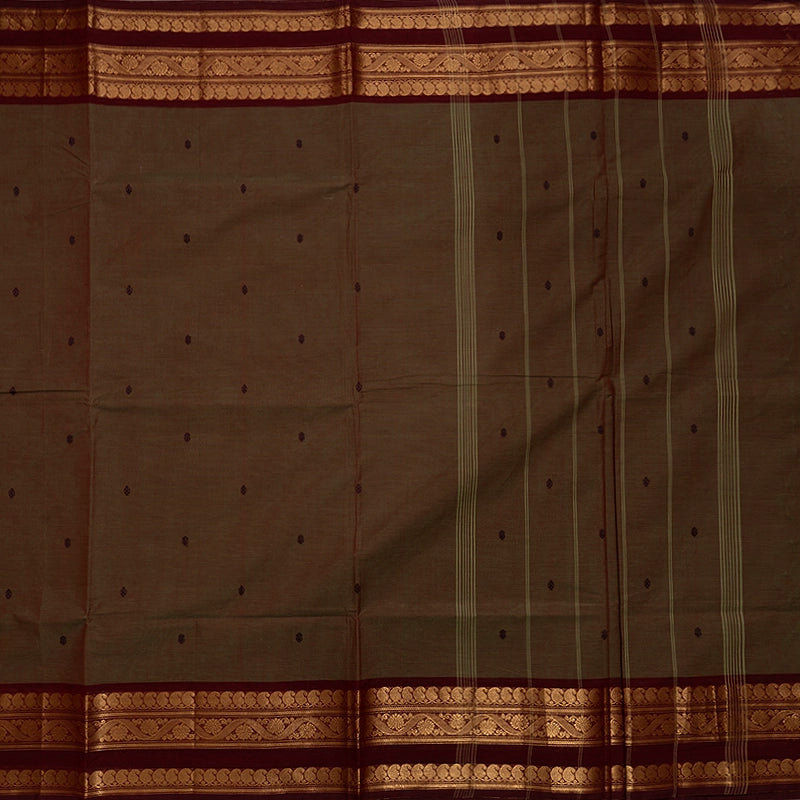 Hayagrivas Deep Manthalir Handloom Chettinad Cotton Saree KSBE86A4-6