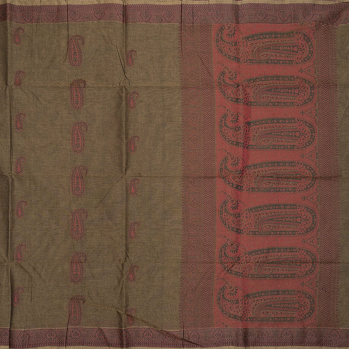Hayagrivas Elephant Grey Handloom Kanchi Cotton Saree SSCBF132H3-3