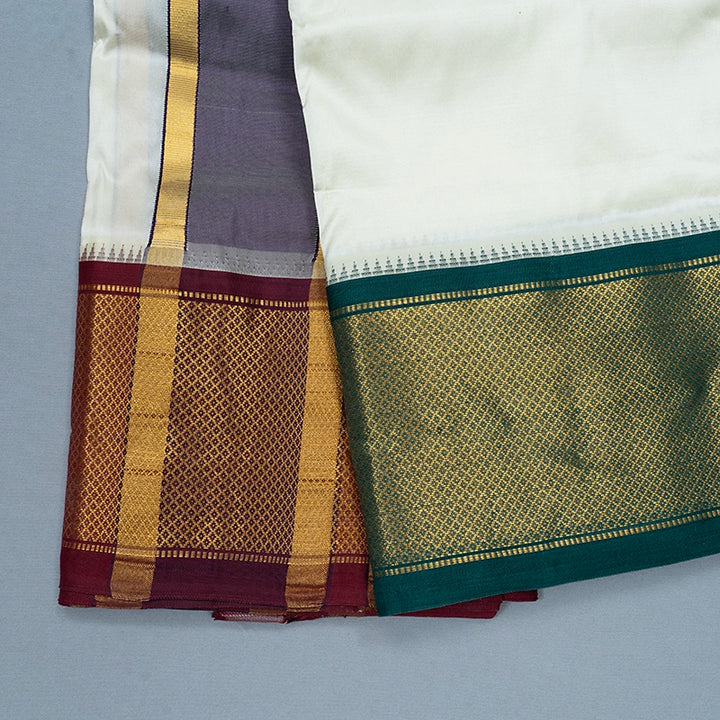 Hayagrivas Handloom 9*5 Silk Dhothi KBF319E5-3
