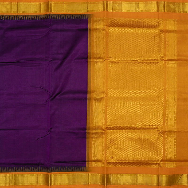 Hayagrivas Purple Pure Silk Cotton Saree SSCBF34D3-47