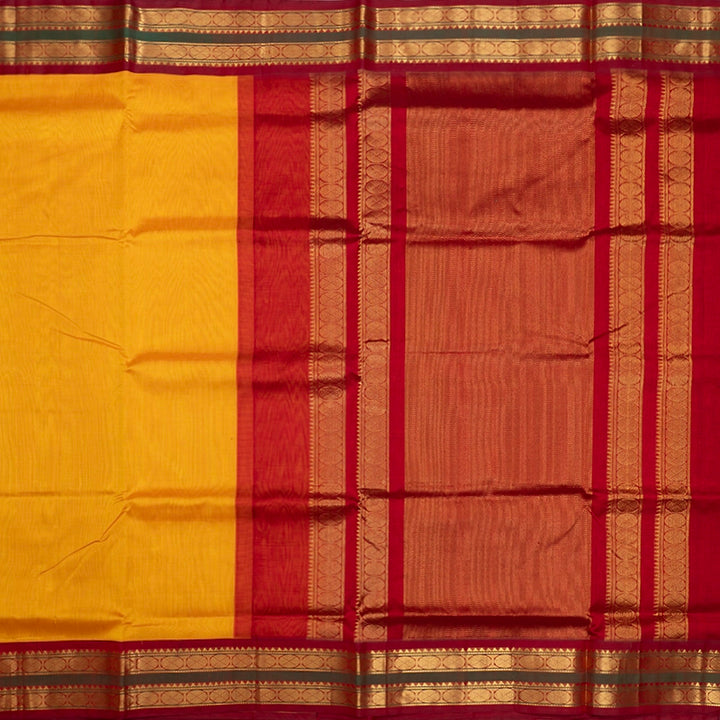 Hayagrivas Mango Yellow Pure Silk Cotton Saree SSCBF34D2-14