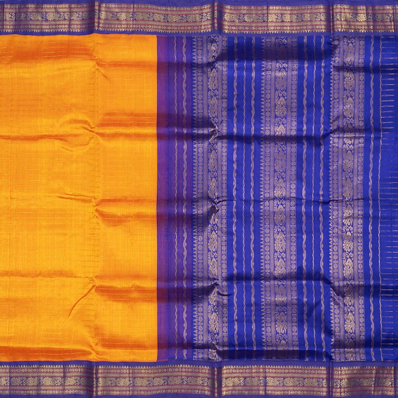 Hayagrivas Mambazham Orange Pure Silk Cotton Saree SSCBF35D3-15