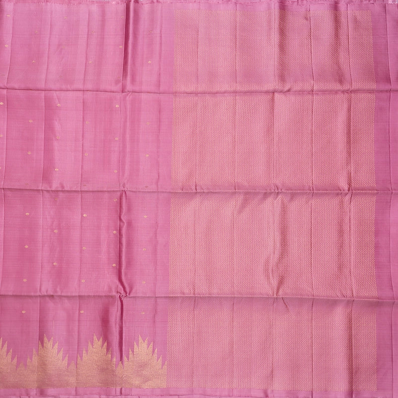 Hayagrivas Lotus Pink Handloom Soft Silk Saree KBF535G9-6
