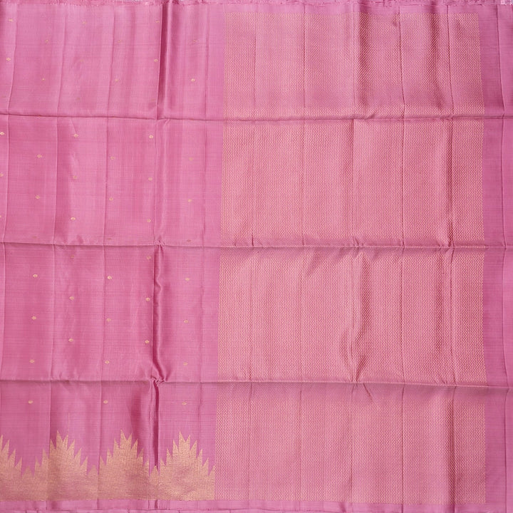 Hayagrivas Lotus Pink Handloom Soft Silk Saree KBF535G9-6