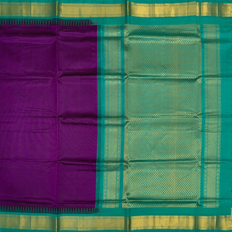 Hayagrivas Purple Pure Silk Cotton Saree SSCBF34D3-62