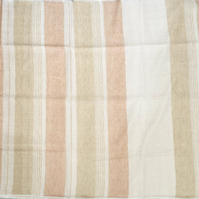 Hayagrivas White Handloom Linen Saree KSBE147C6-5