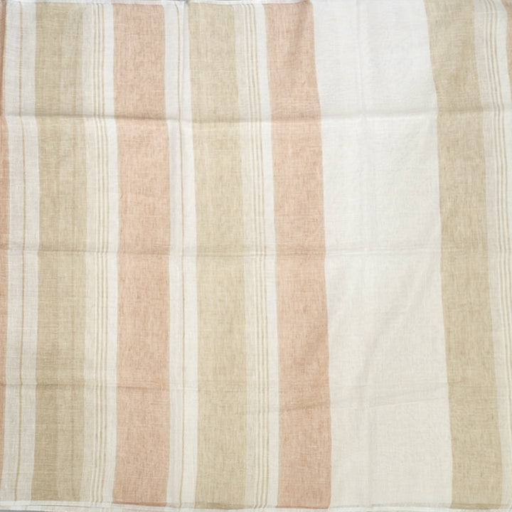 Hayagrivas White Handloom Linen Saree KSBE147C6-5