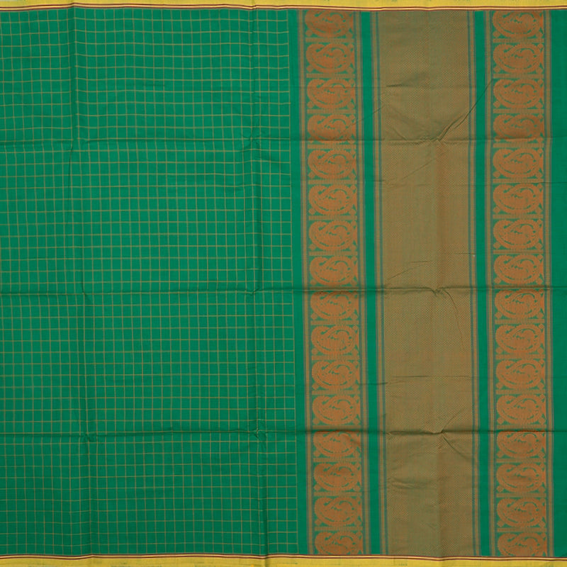 Hayagrivas Green Handloom Kanchi Cotton Saree SSCBF104F6-2