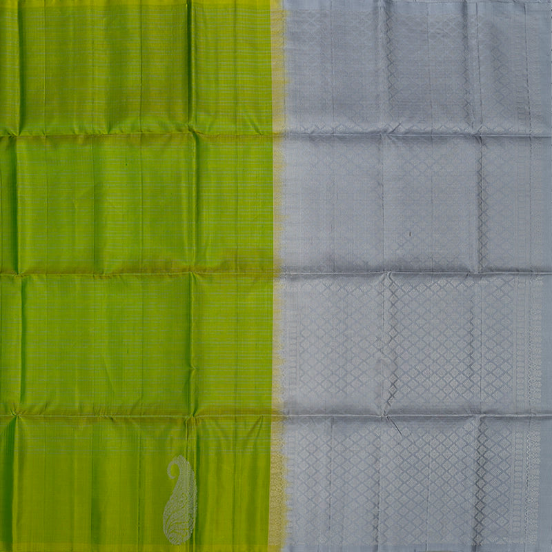 Hayagrivas Fluorescent Green Handloom Soft Silk Saree KSBE87A7-3